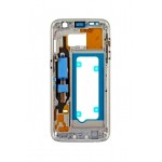 Lcd Frame Middle Chassis For Samsung Galaxy S7 Edge Silver By - Maxbhi Com