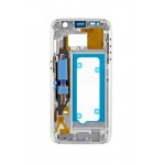 Lcd Frame Middle Chassis For Samsung Galaxy S7 Edge White By - Maxbhi Com