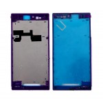 Lcd Frame Middle Chassis For Sony Xperia Z Ultra Purple By - Maxbhi Com