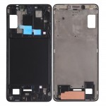 Lcd Frame Middle Chassis For Samsung Galaxy A9 2018 Black By - Maxbhi Com