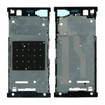 Lcd Frame Middle Chassis For Sony Xperia Xa1 Plus 32gb Black By - Maxbhi Com