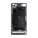 Lcd Frame Middle Chassis For Sony Xperia Z5 Dual Black By - Maxbhi Com