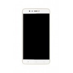 Lcd Frame Middle Chassis For Coolpad Mega 3 Gold White By - Maxbhi Com
