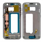 Lcd Frame Middle Chassis For Samsung Galaxy S7 Black By - Maxbhi Com