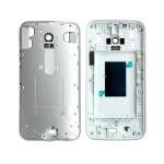 Lcd Frame Middle Chassis For Motorola Moto G Turbo Edition White By - Maxbhi Com