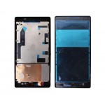 Lcd Frame Middle Chassis For Sony Xperia T2 Ultra Dual Sim D5322 Black By - Maxbhi Com