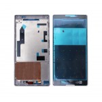 Lcd Frame Middle Chassis For Sony Xperia T2 Ultra Dual Sim D5322 White By - Maxbhi Com