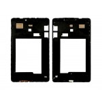 Lcd Frame Middle Chassis For Samsung Galaxy Tab E 9 6 Black By - Maxbhi Com