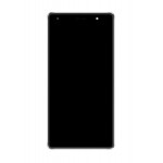 Lcd Frame Middle Chassis For Lyf F1s Black By - Maxbhi Com
