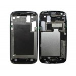 Lcd Frame Middle Chassis For Samsung Galaxy Core I8262 With Dual Sim Black By - Maxbhi Com