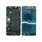Lcd Frame Middle Chassis For Samsung Galaxy Note 4 Black By - Maxbhi Com