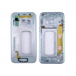 Lcd Frame Middle Chassis For Samsung Galaxy A3 2017 White By - Maxbhi Com