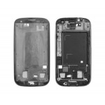 Lcd Frame Middle Chassis For Samsung I9300i Galaxy S3 Neo Black By - Maxbhi Com
