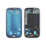 Lcd Frame Middle Chassis For Samsung I9300i Galaxy S3 Neo Blue By - Maxbhi Com