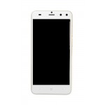 Lcd Frame Middle Chassis For Intex Elyt Dual Champagne By - Maxbhi Com