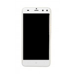 Lcd Frame Middle Chassis For Intex Elyt Dual Red By - Maxbhi Com