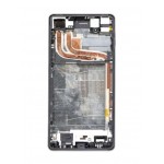 Lcd Frame Middle Chassis For Sony Xperia X Black By - Maxbhi Com
