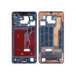 Lcd Frame Middle Chassis For Huawei Mate 20 X Black By - Maxbhi Com