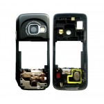 Lcd Frame Middle Chassis For Nokia N73 Silver By - Maxbhi Com