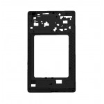 Lcd Frame Middle Chassis For Lenovo Tab 2 A850 Black By - Maxbhi Com