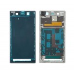 Lcd Frame Middle Chassis For Sony Xperia C3 White By - Maxbhi Com