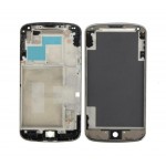 Lcd Frame Middle Chassis For Lg Nexus 4 E960 White By - Maxbhi Com