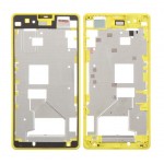 Lcd Frame Middle Chassis For Sony Xperia Z1 Compact Lime By - Maxbhi Com
