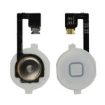 Home Button For Apple iPhone 4 - White