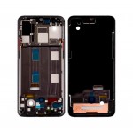 Lcd Frame Middle Chassis For Xiaomi Mi 9 Black By - Maxbhi Com