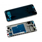 Lcd Frame Middle Chassis For Huawei Y6 Prime 2018 White By - Maxbhi Com
