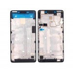 Lcd Frame Middle Chassis For Lenovo A6000 Black By - Maxbhi Com