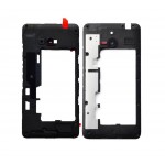 Lcd Frame Middle Chassis For Microsoft Lumia 640 Xl Lte Dual Sim White By - Maxbhi Com