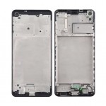 Lcd Frame Middle Chassis For Samsung Galaxy A21s Black By - Maxbhi Com