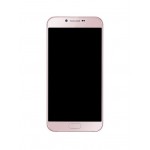 Lcd Frame Middle Chassis For Samsung Galaxy A8 2016 Pink By - Maxbhi Com