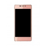 Lcd Frame Middle Chassis For Gionee Elife S5 1 Pink By - Maxbhi Com