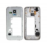 Lcd Frame Middle Chassis For Samsung Smg800f Black By - Maxbhi Com