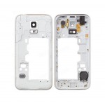 Lcd Frame Middle Chassis For Samsung Smg800f White By - Maxbhi Com