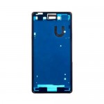 Lcd Frame Middle Chassis For Sony Xperia M4 Aqua Dual 16gb White By - Maxbhi Com