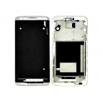 Lcd Frame Middle Chassis For Lg G2 D800 White By - Maxbhi Com