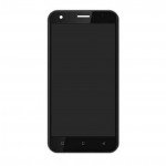 Lcd Frame Middle Chassis For Ivoomi Me5 Black By - Maxbhi Com