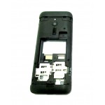 Lcd Frame Middle Chassis For Nokia 230 Dual Sim Black By - Maxbhi Com
