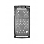 Lcd Frame Middle Chassis For Sony Ericsson Xperia Arc S Blue By - Maxbhi Com