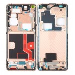 Lcd Frame Middle Chassis For Oppo Find X2 Pro Orange By - Maxbhi Com