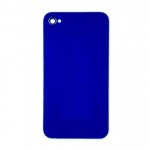 Back Cover For Apple Iphone 4 Blue With Red White - Maxbhi Com