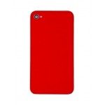 Back Cover For Apple Iphone 4 Red - Maxbhi Com