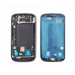Lcd Frame Middle Chassis For Samsung I9301i Galaxy S3 Neo Blue By - Maxbhi Com