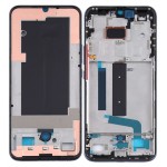 Lcd Frame Middle Chassis For Xiaomi Mi 10 Youth 5g Black By - Maxbhi Com