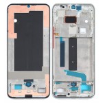 Lcd Frame Middle Chassis For Xiaomi Mi 10 Youth 5g White By - Maxbhi Com
