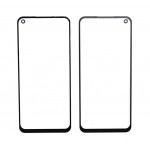 Replacement Front Glass For Oppo A52 Black By - Maxbhi Com