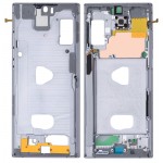 Lcd Frame Middle Chassis For Samsung Galaxy Note 10 Plus 5g White By - Maxbhi Com